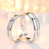 Fashionable ring for beloved for St. Valentine's Day, simple and elegant design, Birthday gift