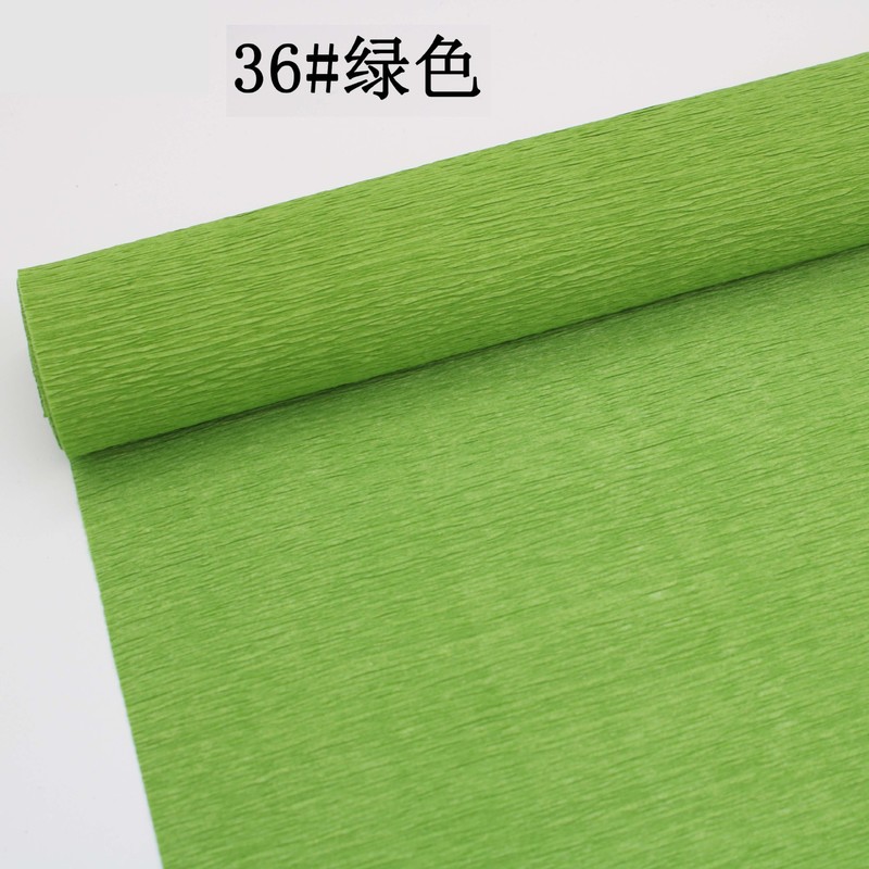 工厂直销跨境彩色皱纹纸褶皱卷边纸25cm*2.5m手工diy花艺制作材料|undefined