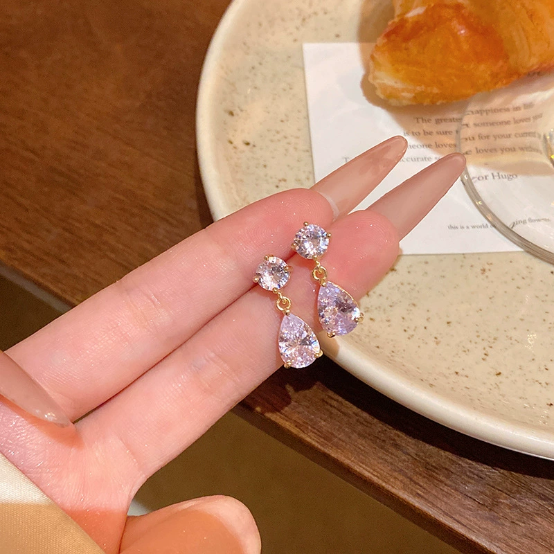 Серьги (универсальные) женские, светлая роскошь серебристые и золотистые тона, набор разного стиля