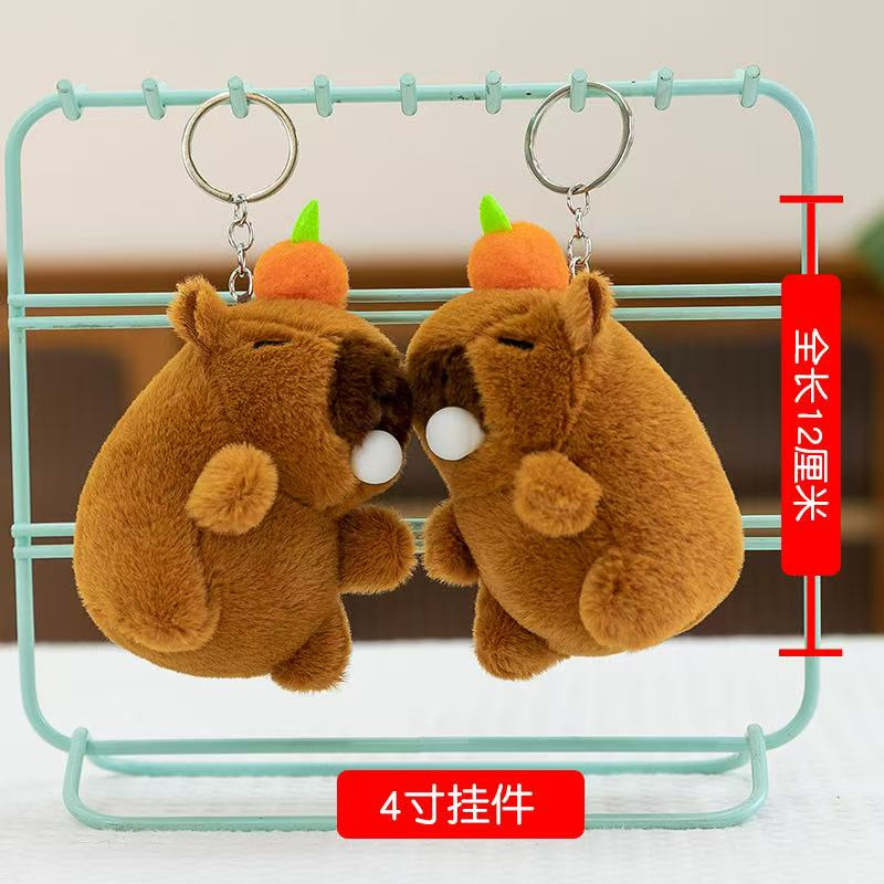 Capybara blows bubbles