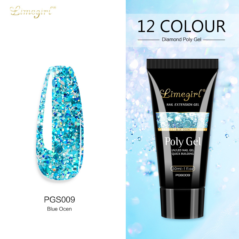 30ML uñas arte papel libre titular extensión rápida modelo de cristal pegamento indoloro UV extensión pegamento indoloro fototerapia cristal pegamento