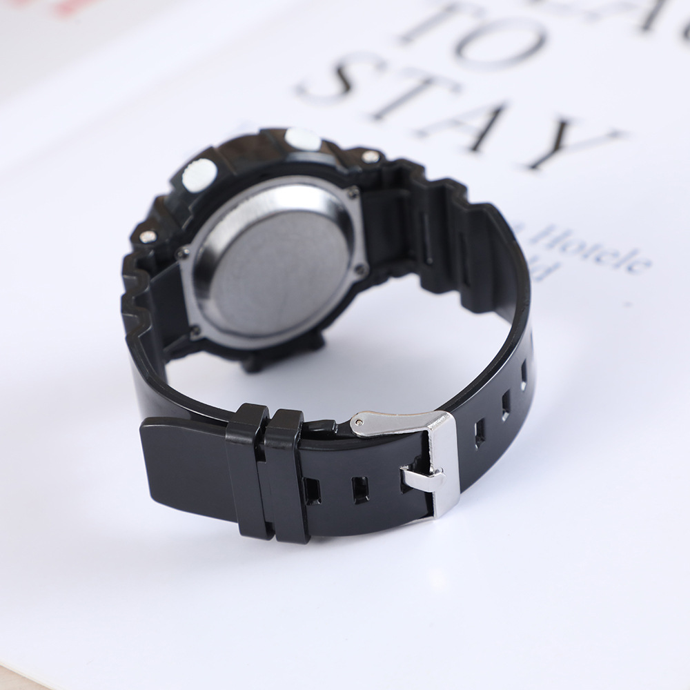 INS estilo caja luminoso examen cuenta regresiva reloj adolescentes hombres y mujeres reloj electrónico corriendo reloj multifuncional