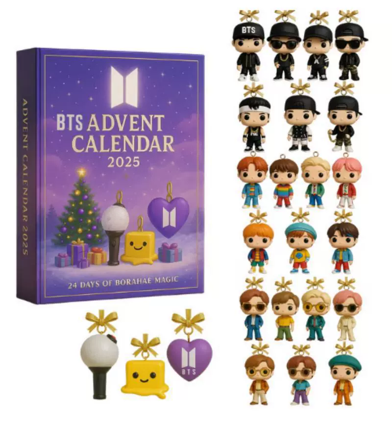 Кросс-бордер новый продукт Коты Любители Адвантовый календарь 2025 Кат Lovers Advent Calendar Blind Box
