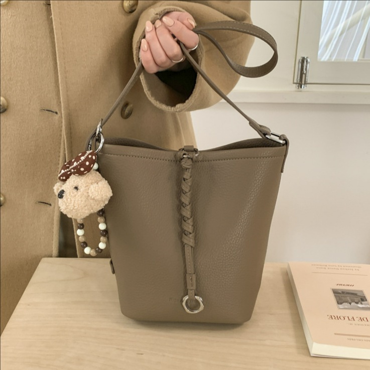 Bolsa de mano, bolsa de cestas de verduras, bolso de mujer 2025, nuevo estilo de lujo de alto nivel, bolso de cubo de hombro, bolso de moda, bolso de mujer