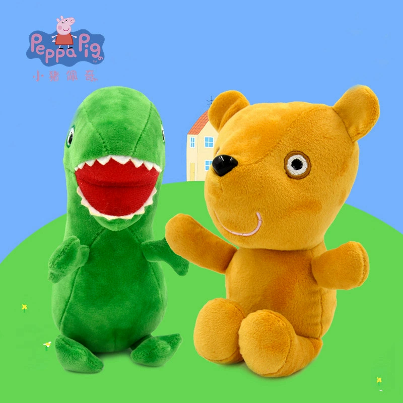 Пейдж Пигги Подлинная игрушка Динозавр Плюшевый Мишка Кукла Джордж Кукла Свинка Пеппа Плюшевая кукла