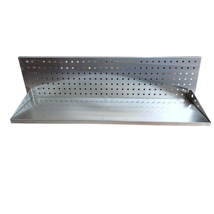 304 agujero de acero inoxidable agujero placa laminada de hardware herramientas de pared de almacenamiento de estante de almacenamiento de herramientas de pared