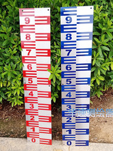 工厂水位尺 水库不锈钢烤漆 水标尺搪瓷水文尺铝合金反光水尺