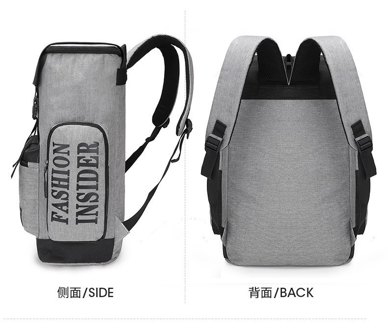 Large-capacity schoolbags, trendy men's street style, high school and college students' backpacks, men's Korean-style men's casual travel backpacks undefined