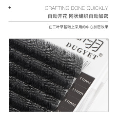 斷羽3D仙朵夾心仙子三葉草嫁接睫毛超軟不散根漫畫仙女美睫店專用