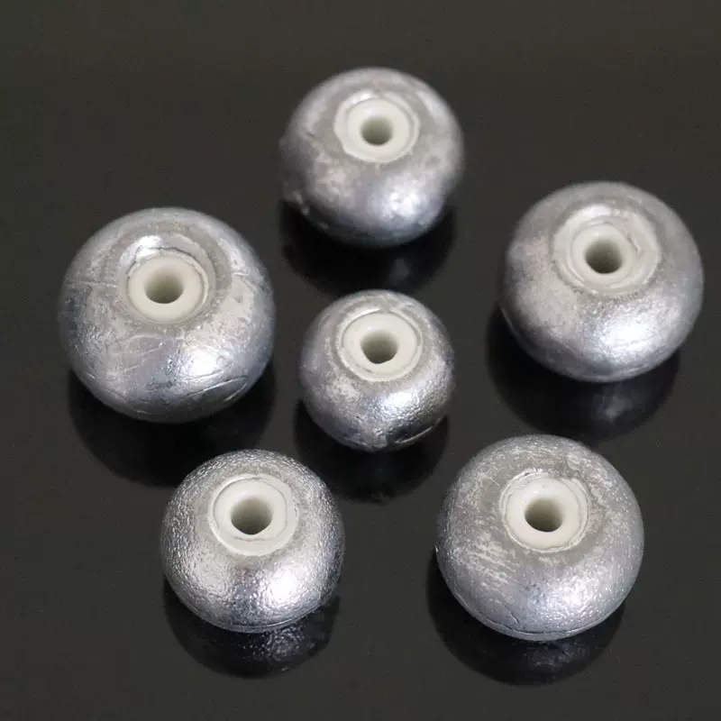 磁环铅坠定风坠海钓竿杆鲢鳙中通瓷心铅陀爆炸钩水怪内防伤线渔具