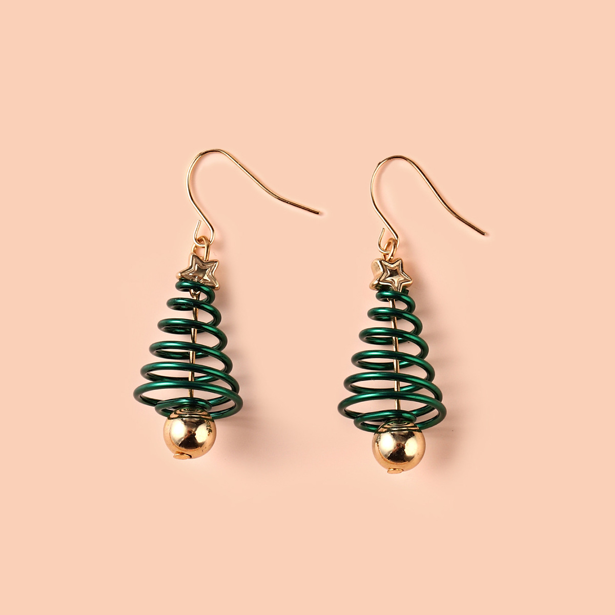 Creative Fashion Simple Style Jewelry Ornaments Women's Design Sense Premium Sense Earrings Christmas Tree Earrings