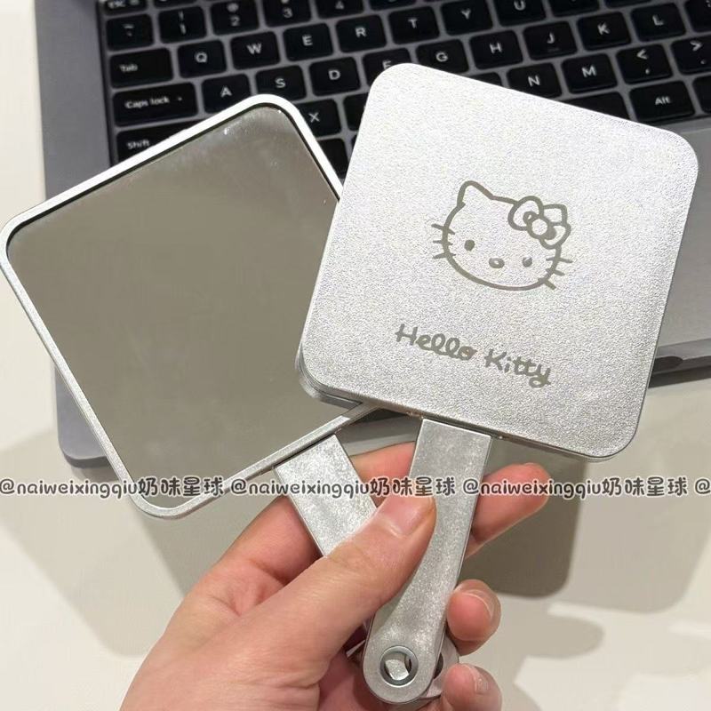 メーカーステッカー新しいミラーコーム付きポータブルメイクアップハンドヘルド化粧鏡ガールハートミラーコーム一体型小型ミラー|undefined