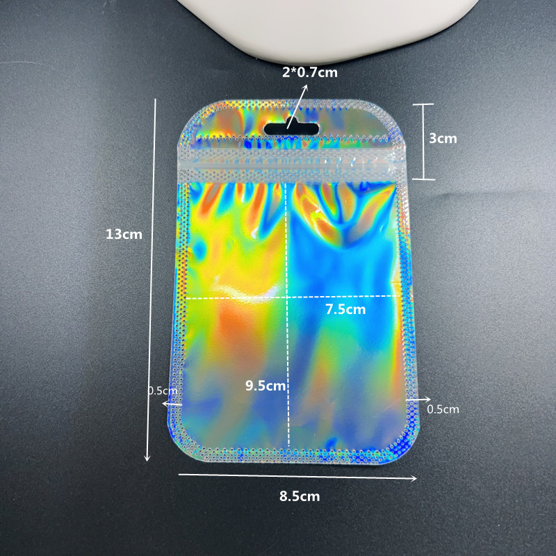 Jewelry Packaging Bags Classification 50 PCS/Package Opp Simple Style Holiday Daily Geometric Jewelry Packaging Bags