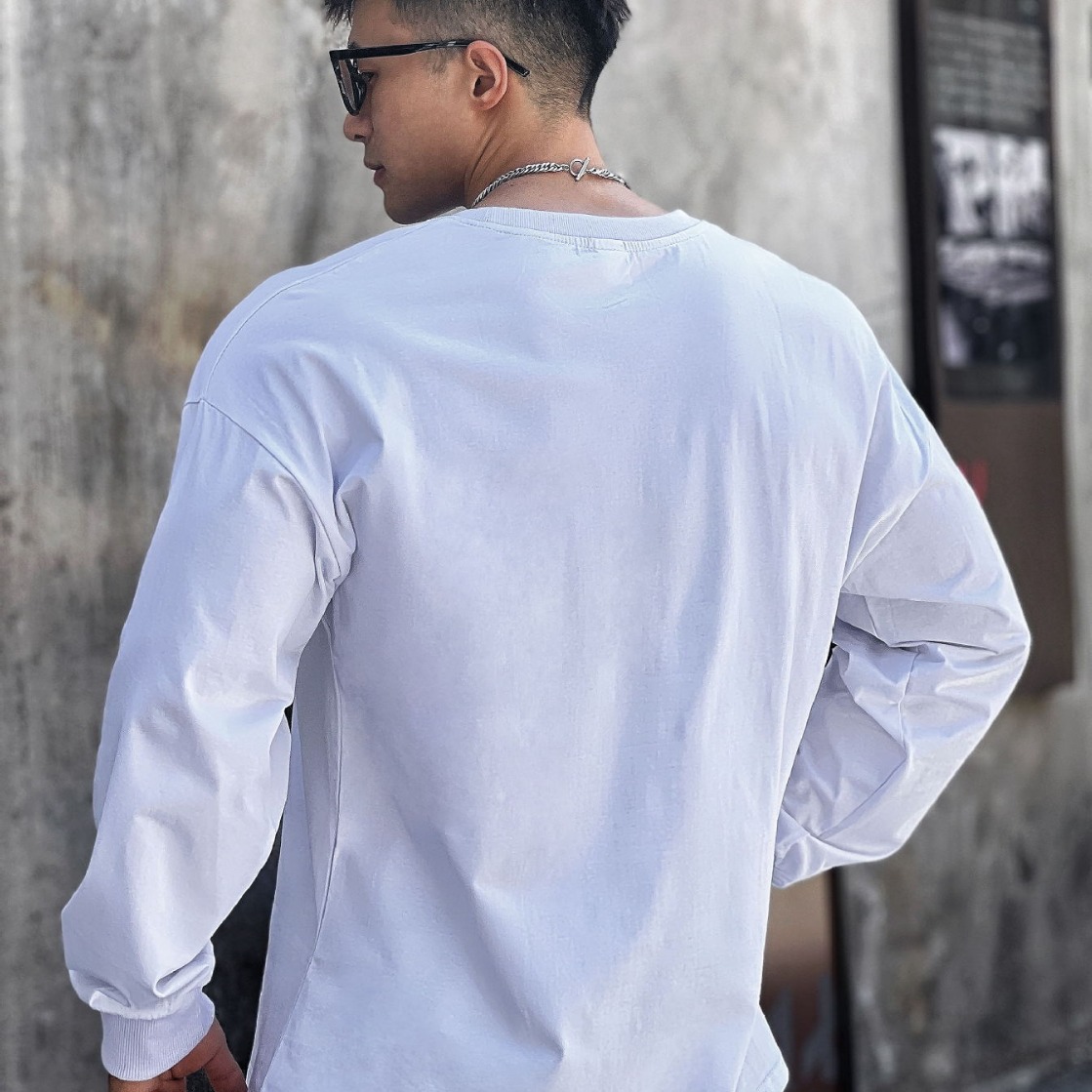 Men's Trendy Loose Fitting Fitness Clothing Long Sleeved T-Shirts Casual Training Sportswear Pullovers Sweatshirts Thin_viptrois.com