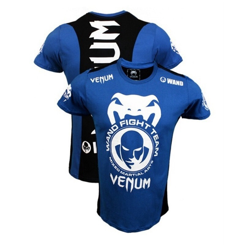 2024 Summer Venum Fighting Training Boxing Fighting Wear Men's Bodysuit Cross-Border Fashion Short-Sleeved T-Shirt