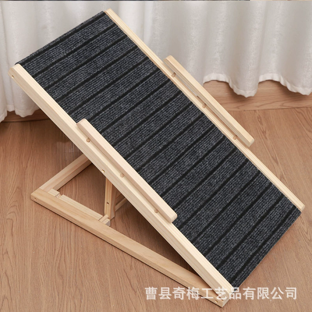 Спотовая деревянная собака лестница склона собачья лестница регулируемая собачья ползет портативная складная домашняя кошка