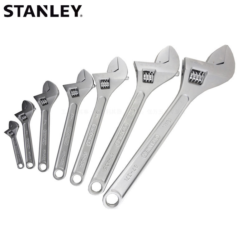 STANLEY史丹利工具活动扳手4-18寸87-430-1-23 87-371-1-23