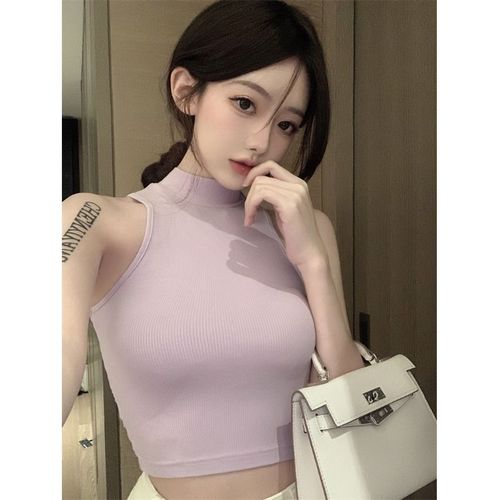 Trendy Sweet & Spicy Sexy Off-Shoulder Cami Top for Women—Perfect Summer Staple as a Stylish Inner Layer or Outerwear Option