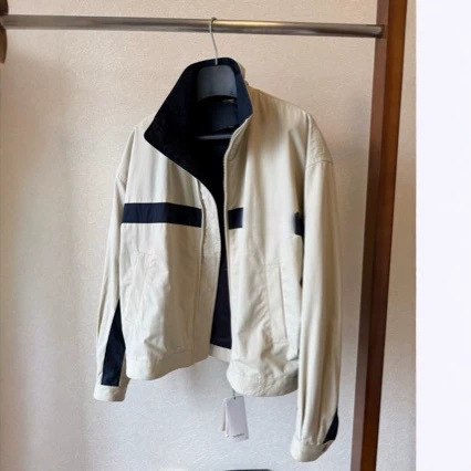 Nanyou High-End Women's Clothing Ys26 Early Spring New Versatile Casual French Retro Color-Block Stand Collar Jacket Nanyou High-End Women's Clothing Ys26 Early Spring New Versatile Casual French Retro Color-Block Stand Collar Jacket