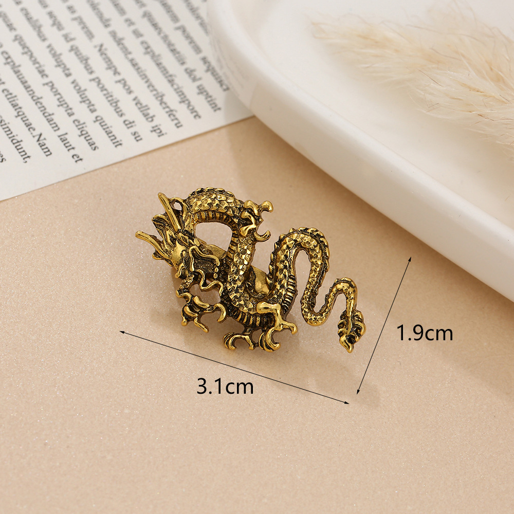 Chinoiserie Animal Alloy Enamel Unisex Brooches display picture 5