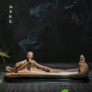 Creative Incense Stick Ceramic Ornaments Tea Ceremony Indoor Incense Zen Backflow Incense Burner Home Office Decoration ∑