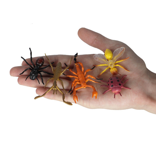 Children's early education simulation marine animal model dinosaur toys birds insect sand table meaty scene fish tank ornaments