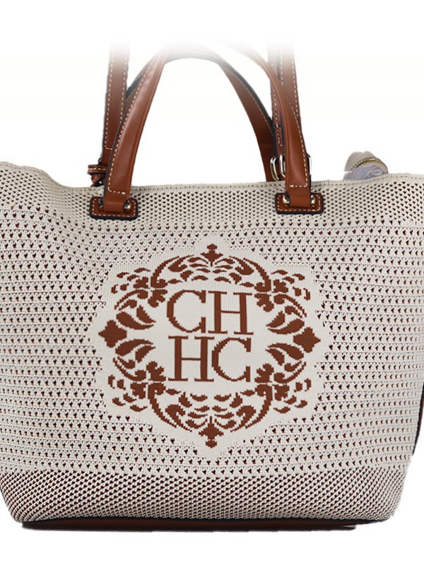 KJC2025 nuevo producto nicho de tejido de mano bolsa