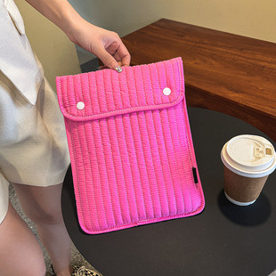 Korean Ins Simple Solid Color iPadpro11-inch Storage Protective Cover Inner Bag 14-inch Laptop Bag
