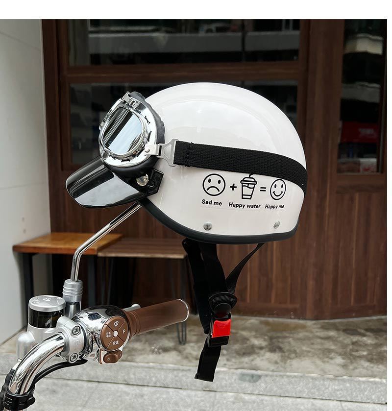 Retro Motorcycle Style Helmet