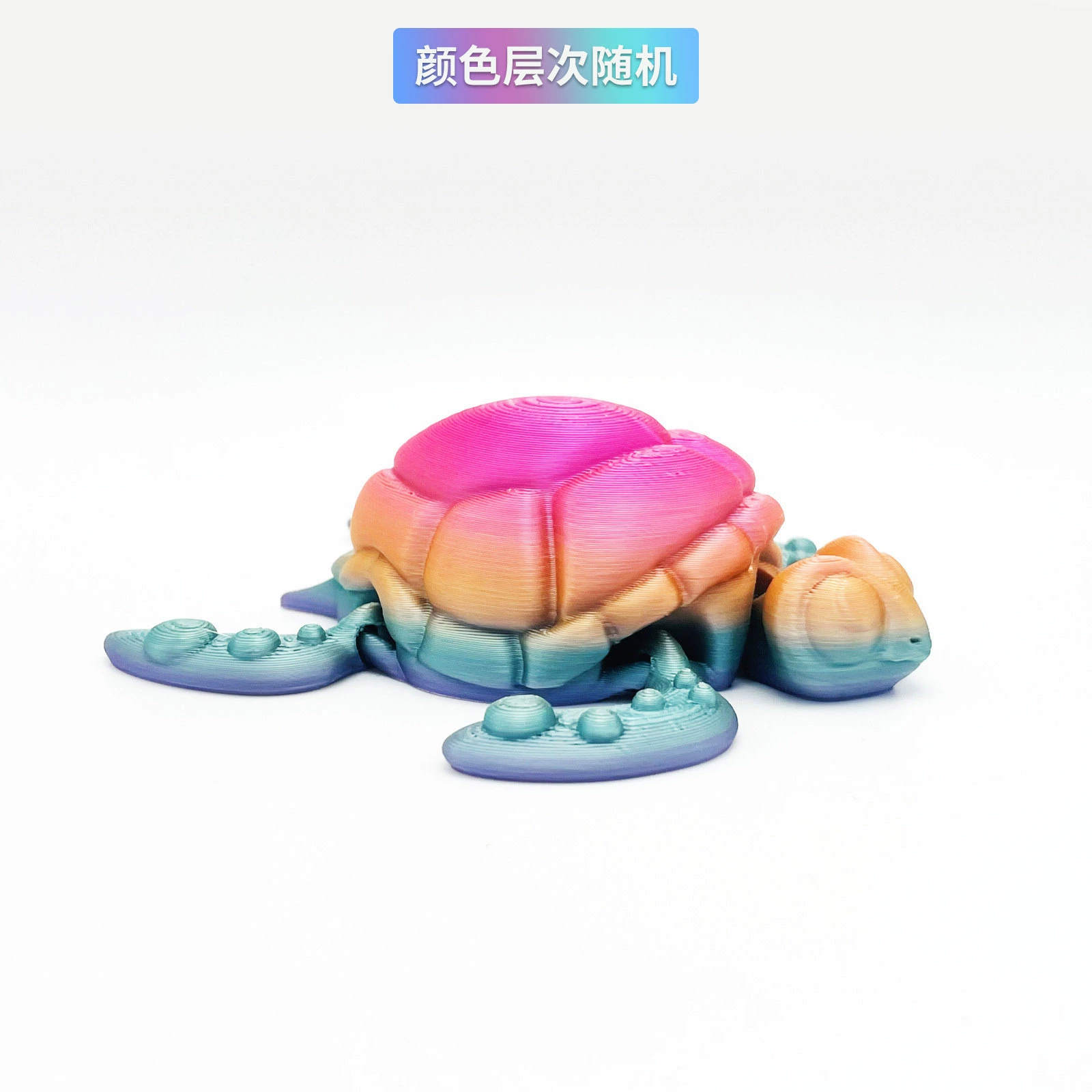 3D-печатные суставы черепахи, подвижная креативная модель-коллекция, игрушки, украшения, статуэтки по анимации, модные игрушки