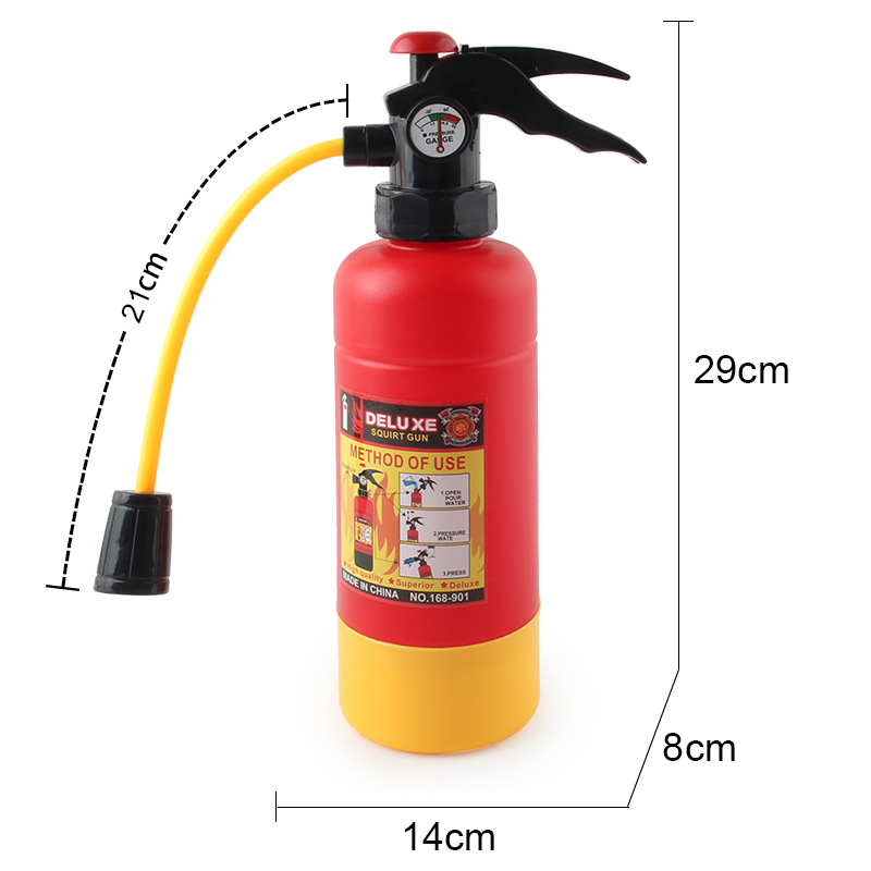 Children Cosplay role play simulation fire theme play clothing props summer water gun fire toys