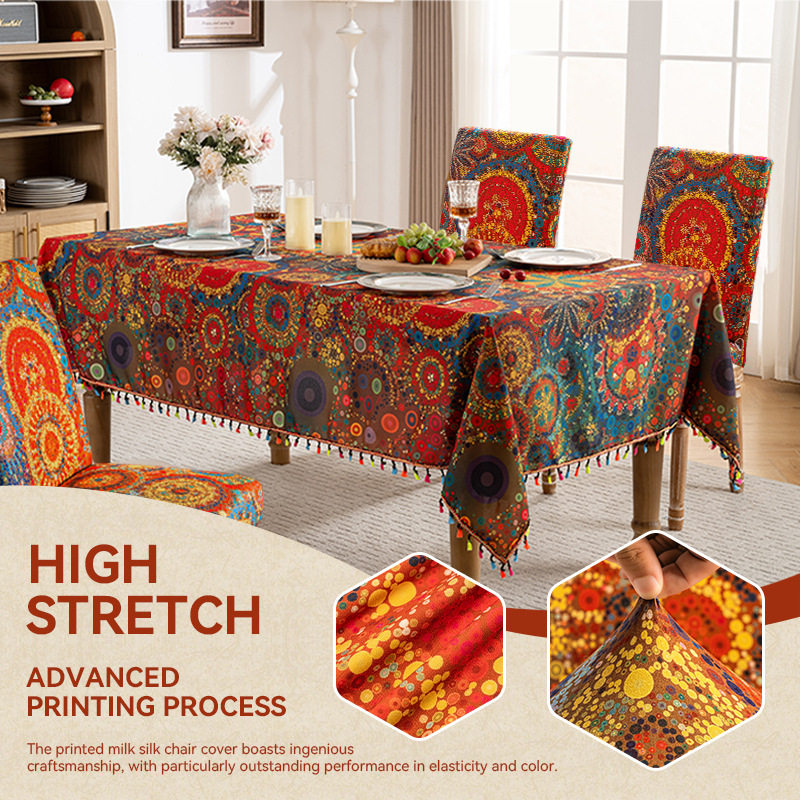 Transfronterizos para la silla elástica de color de la atmósfera de la silla de comedor cubierta de silla antideslizante doméstica cubierta de silla al por mayor