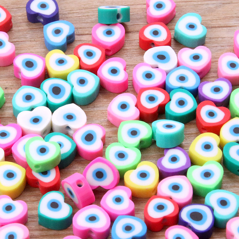 27 color mezclado suave cerámica Punch pieza animal fruta amor perlas DIY niños collar pulsera