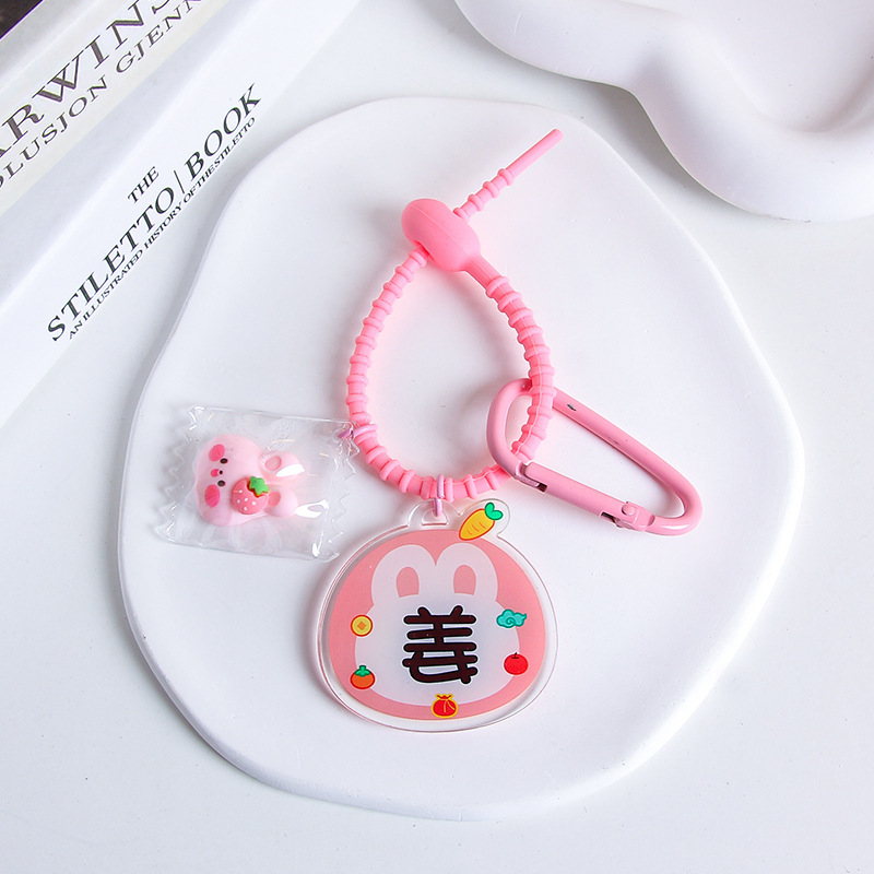 Ginger-silicone rope (18cm)