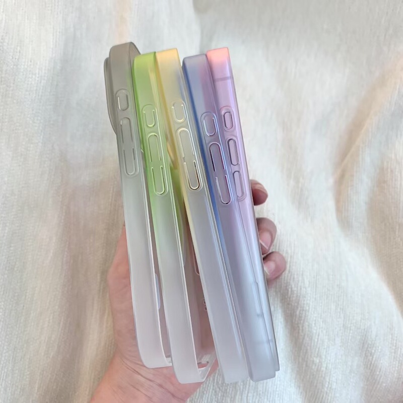新款适用苹果17手机壳PC超薄磁吸渐变iphone16冰雾15肤感磨砂14硬|undefined