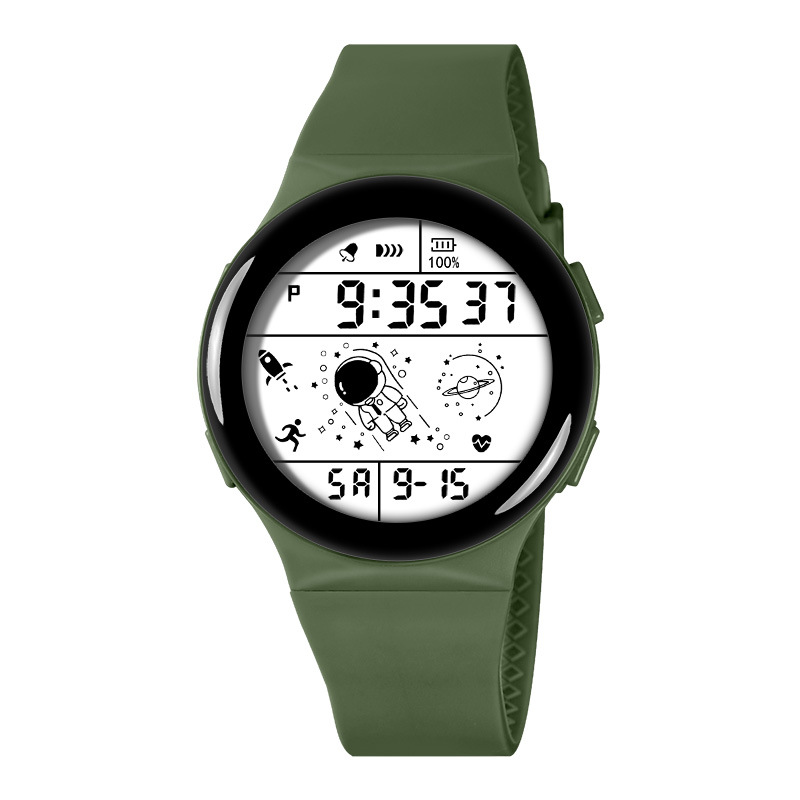 Reloj electrónico de estudiantes de tendencia al aire libre multifuncional alarma de movimiento nocturno relojes electrónicos al por mayor