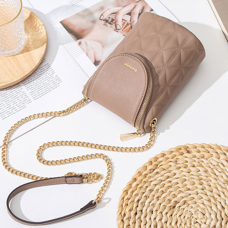 手機迷妳包2021新款日韓版斜挎手機包女豎款小包包時尚單肩手機袋