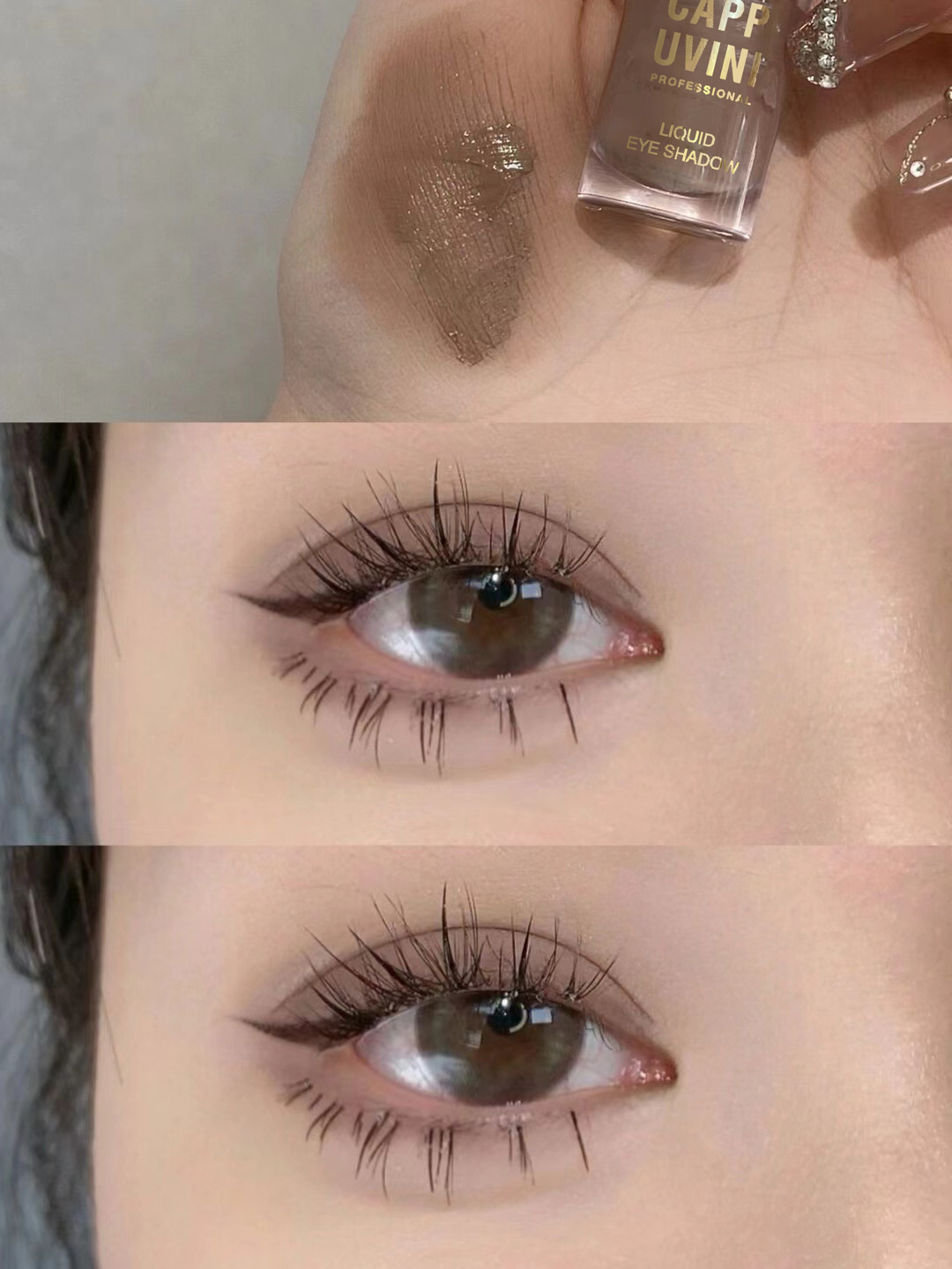 Capo Vini low-saturation gray Powder milk coffee matte liquid single eyeshadow Fine glitter pink pure earthy tone undefined