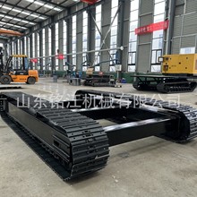 铭江机械厂家履带底盘1吨2吨3吨变速箱液压底盘 工程农业橡胶底盘