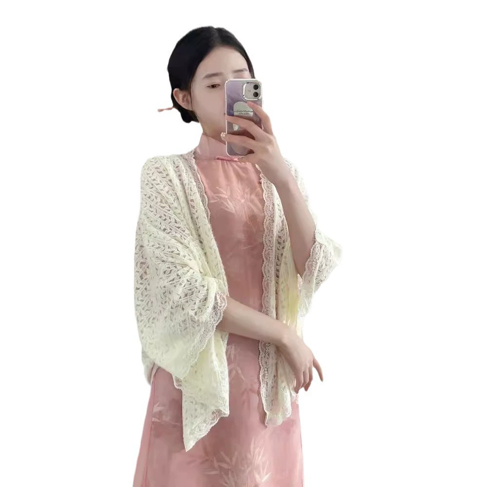Фуксия летний легкий чоунсам(cheongsam) год 2024 легкий стиль
