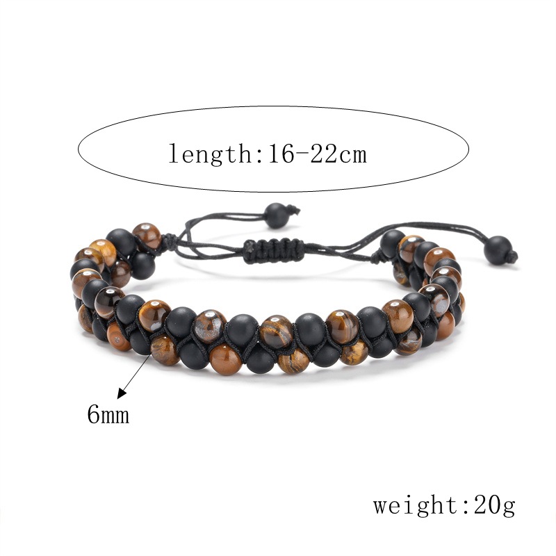 Vintage Style Geometric natural stone Agate Bracelets 1 Piece