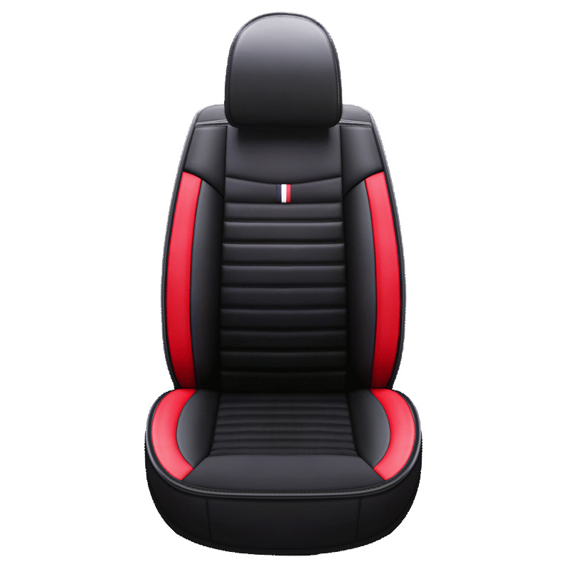 Universal – Car Seat Cushion Seat cushion, seat cover - black-red-single-seat-standard-version-universal