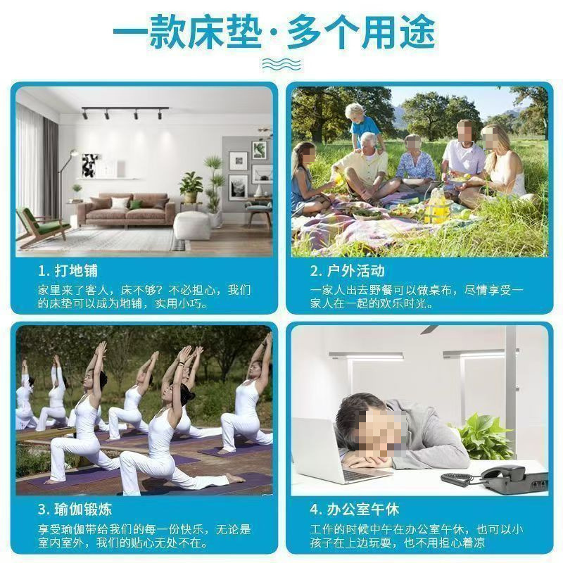 Cojín de esponja colchón de esponja plegable cojín de siesta de oficina para pisar artefactos de pavimento para una sola persona descanso tatami estilo japonés