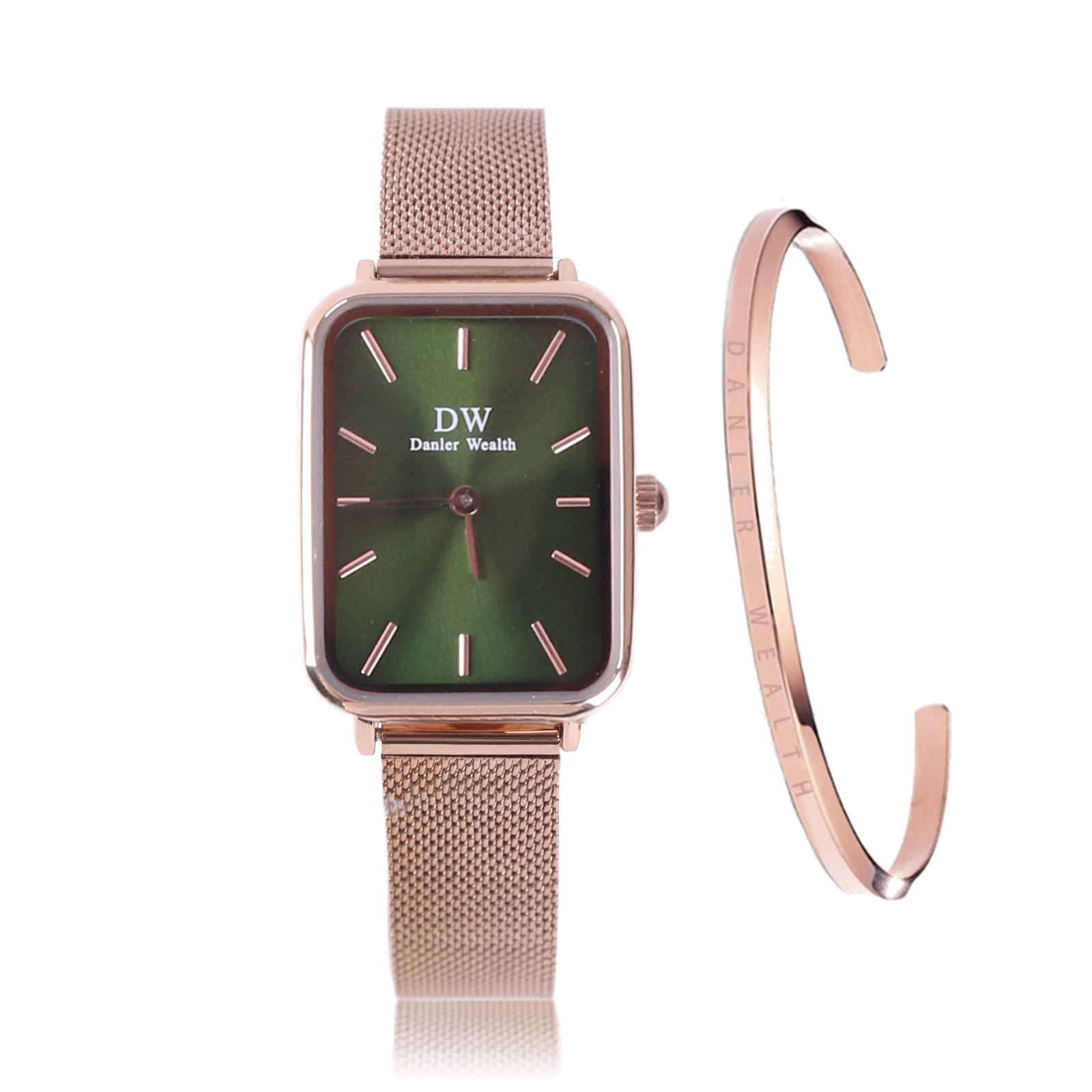 Trendy Dw Gypsophila Couple Casual Leather Strap Women's Quartz Watch Men's Milanese Strap Watch Wholesale