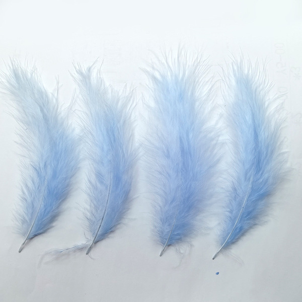 Cross -border wholesale turkey hair tip feather color handmade…