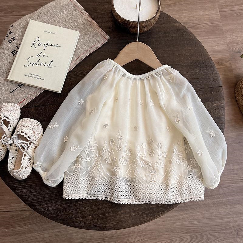 2026 New Style Forest-Style Girls' Summer Clothing, Stylish Sunscreen Jacket for Baby Girls, Thin Summer Style for Children and Girls