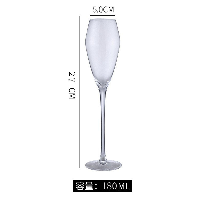 Copa de champán de cristal con boca inclinada Jinbaijia, copa de degustación de aromas para hotel, copa de vino tinto, copa de vino