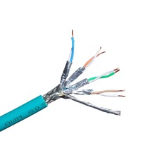 达柔特种电缆 超七类独对屏蔽网线 抗氧化万兆电脑网络连接跳线