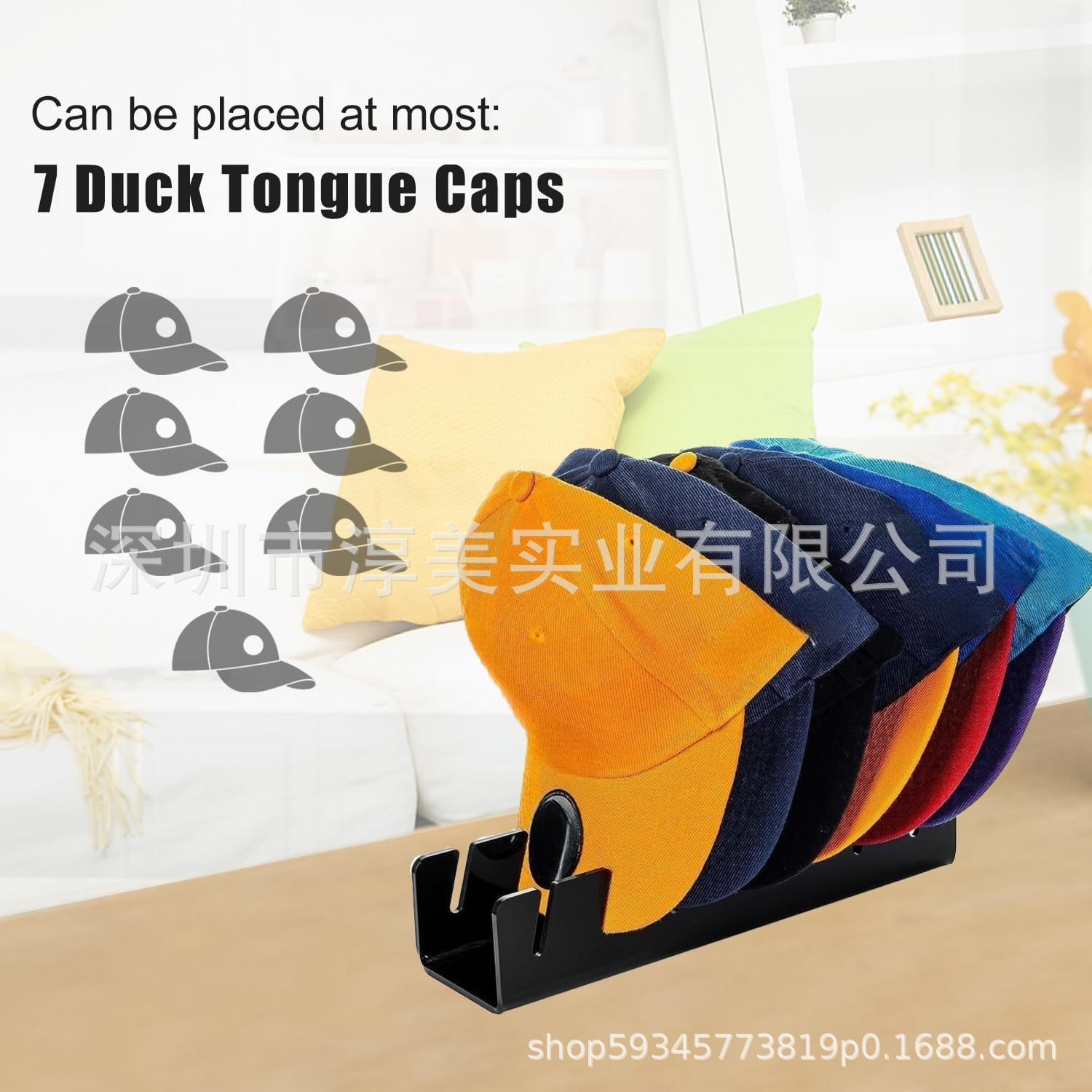 Çapraz Sınır Akrilik Şapka Standı Stokta Ördek Gagası Şapka Beyzbol Şapkası Şapka Standı Vitrin Standı Amazon Yeni Model Şapka Standı