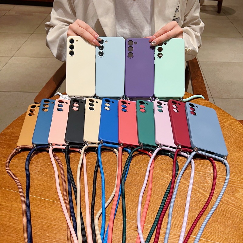 Suitable for S26Ultra Liquid Silicone Lanyard Phone Case S25Fe Cross-Body Samsung A16 Anti-Fall Protective Case Suitable for S26Ultra Liquid Silicone Lanyard Phone Case S25Fe Cross-Body Samsung A16 Anti-Fall Protective Case